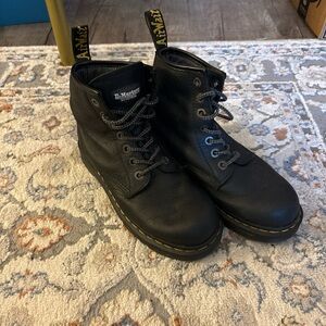 Dr. Martens Black Men's Leather Boots